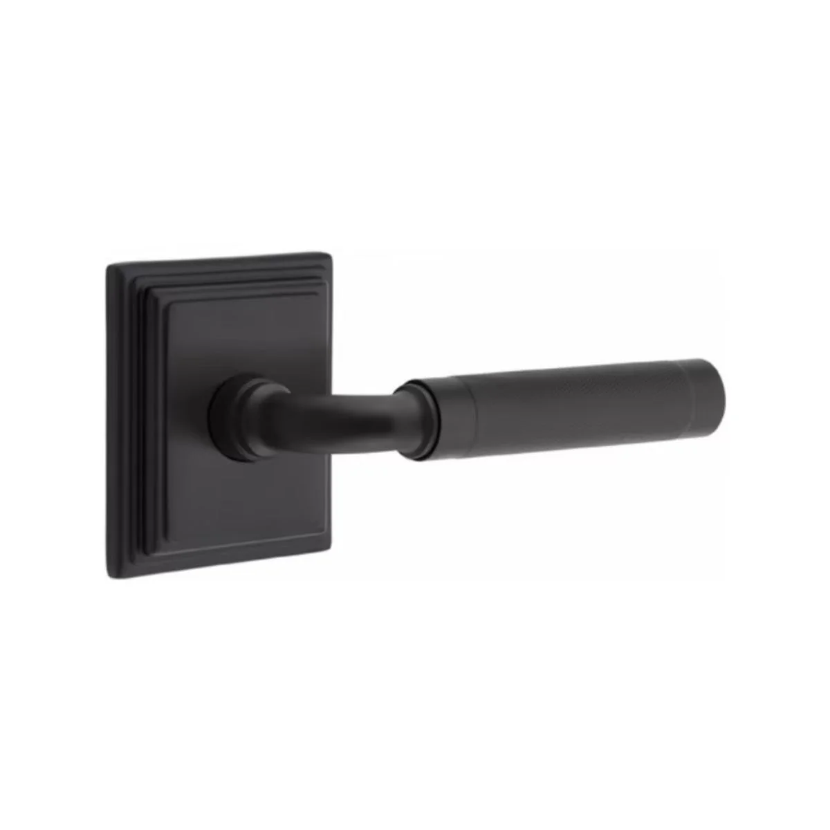 R-BAR KNURLED (RA.KN) PRIVACY (BED/BATH) LEVER WITH 2-3/8