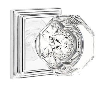 OLD TOWN GLASS (OT) PASSAGE (HALL/CLOSET) KNOB WITH 2-3/8