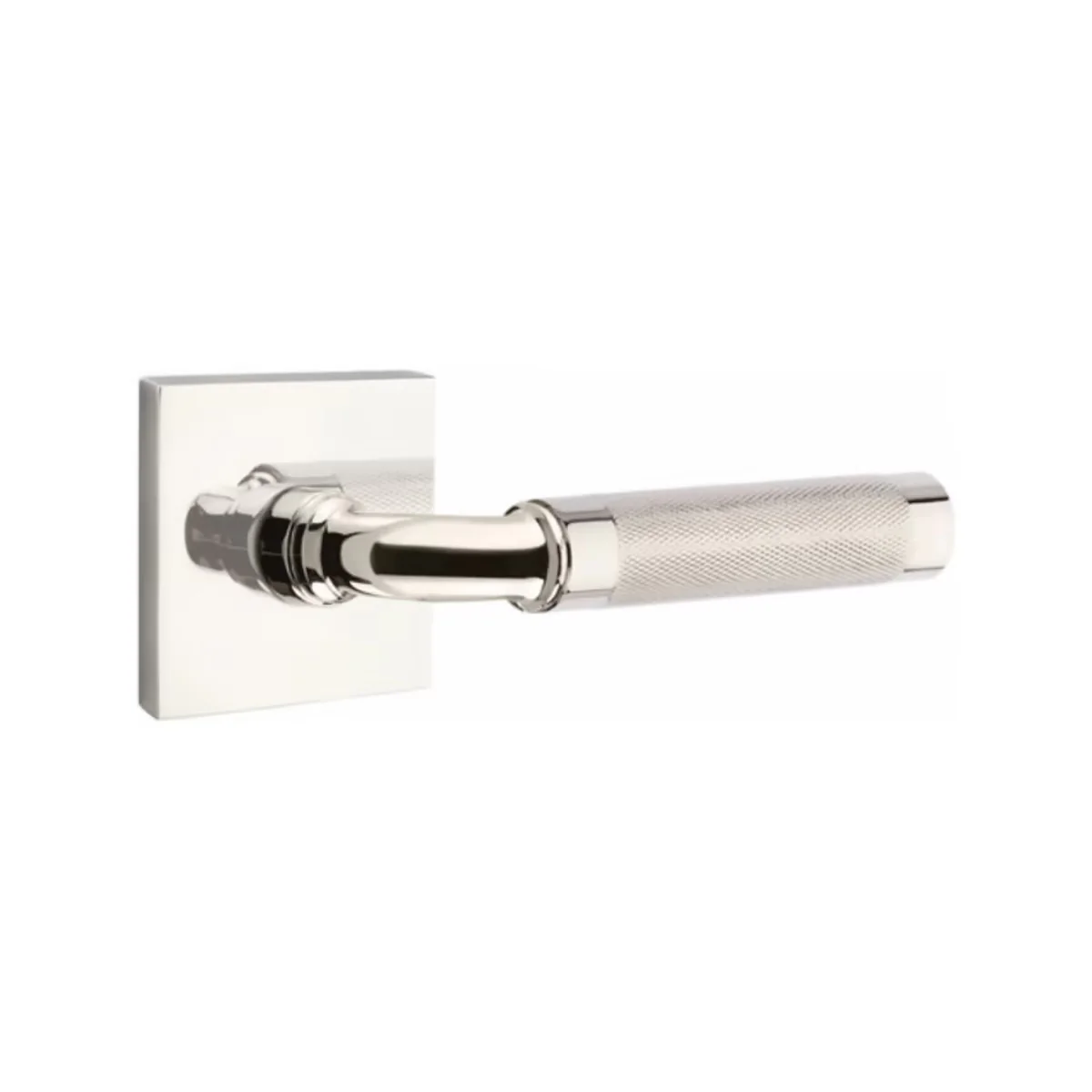 R-BAR KNURLED (RA.KN) PASSAGE (HALL/CLOSET) LEVER WITH 2-3/8