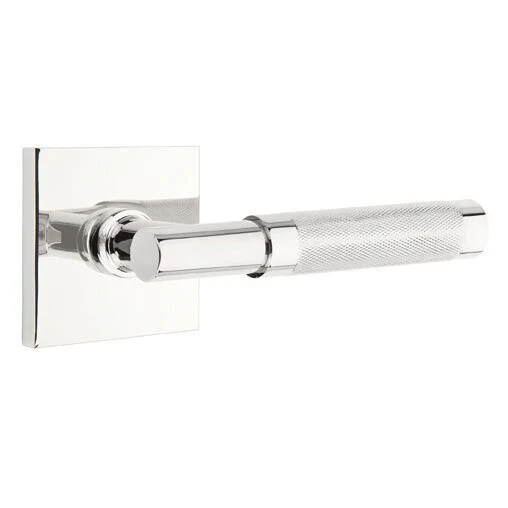 T-BAR KNURLED (TA.KN) PASSAGE (HALL/CLOSET) LEVER WITH 2-3/8