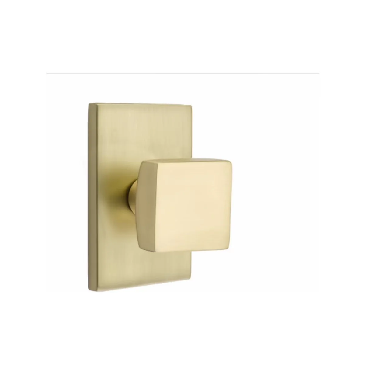 SQUARE (SQU) PRIVACY (BED/BATH) KNOB WITH 2-3/8