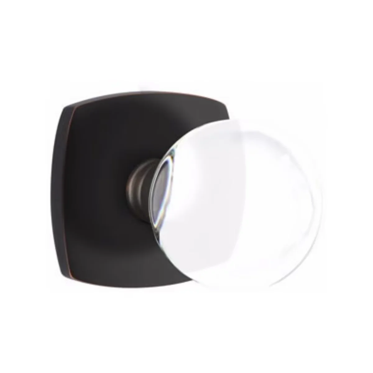 BRISTOL GLASS (BL) PASSAGE (HALL/CLOSET) KNOB WITH 2-3/8