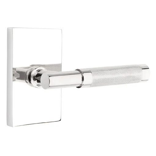 T-BAR KNURLED (TA.KN) PASSAGE (HALL/CLOSET) LEVER WITH 2-3/8