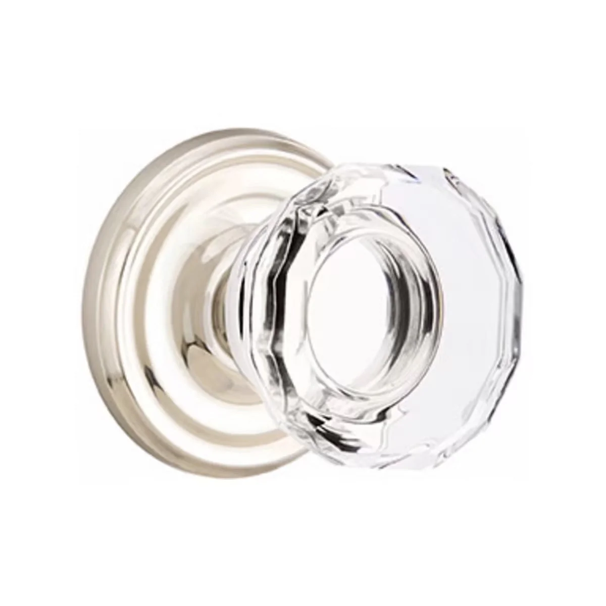 LOWELL GLASS (LW) PRIVACY (BED/BATH) KNOB WITH 2-3/8