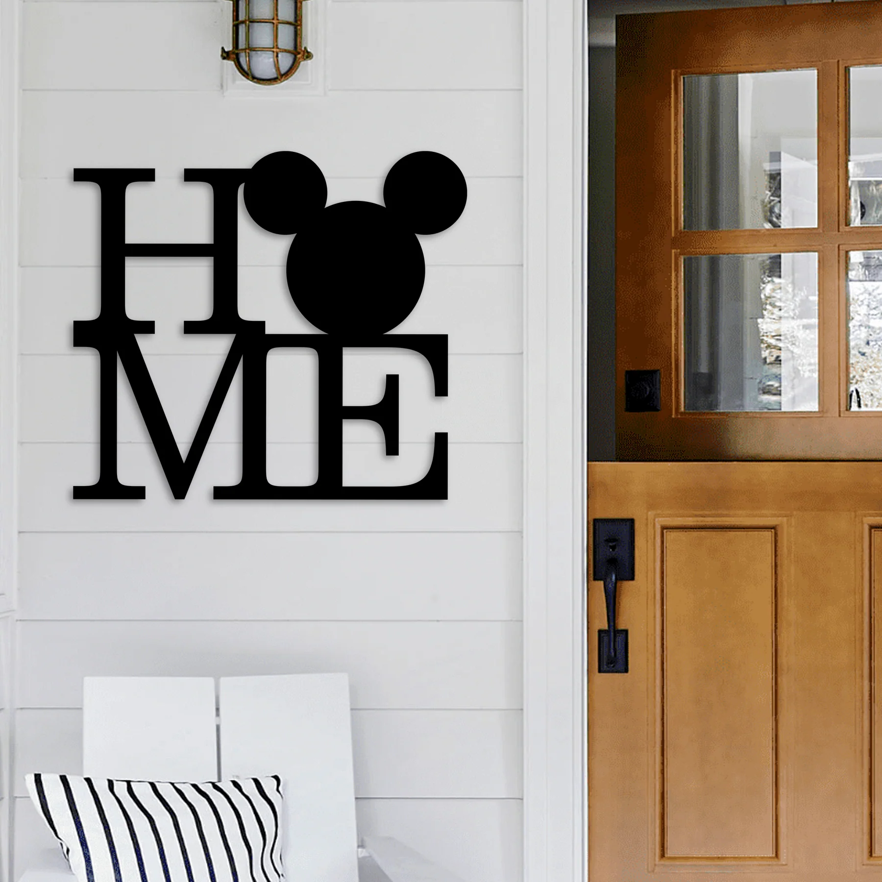 Mickey Mouse Home Metal Wall Art - Omega Custom Fabrication LLC