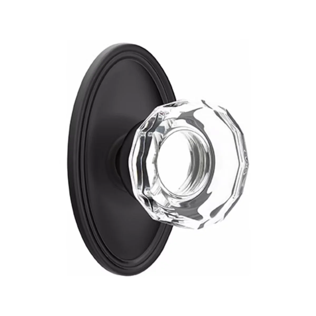 LOWELL GLASS (LW) PRIVACY (BED/BATH) KNOB WITH 2-3/8