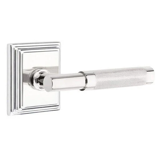 T-BAR KNURLED (TA.KN) PRIVACY (BED/BATH) LEVER WITH 2-3/8