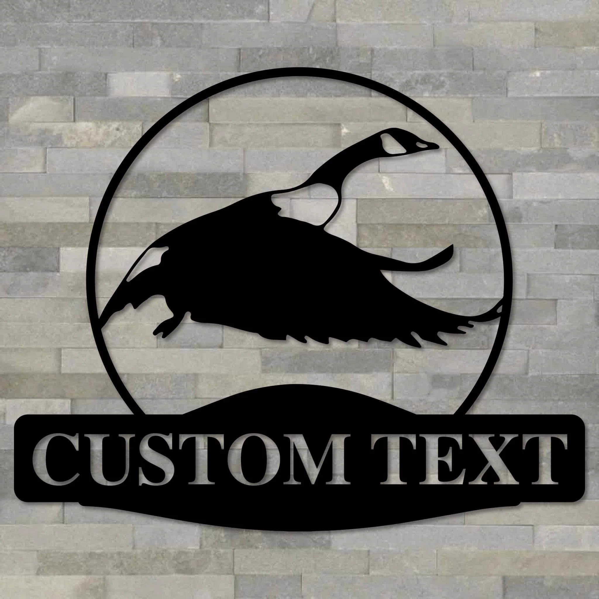Custom Goose Metal Wall Art - Omega Custom Fabrication LLC