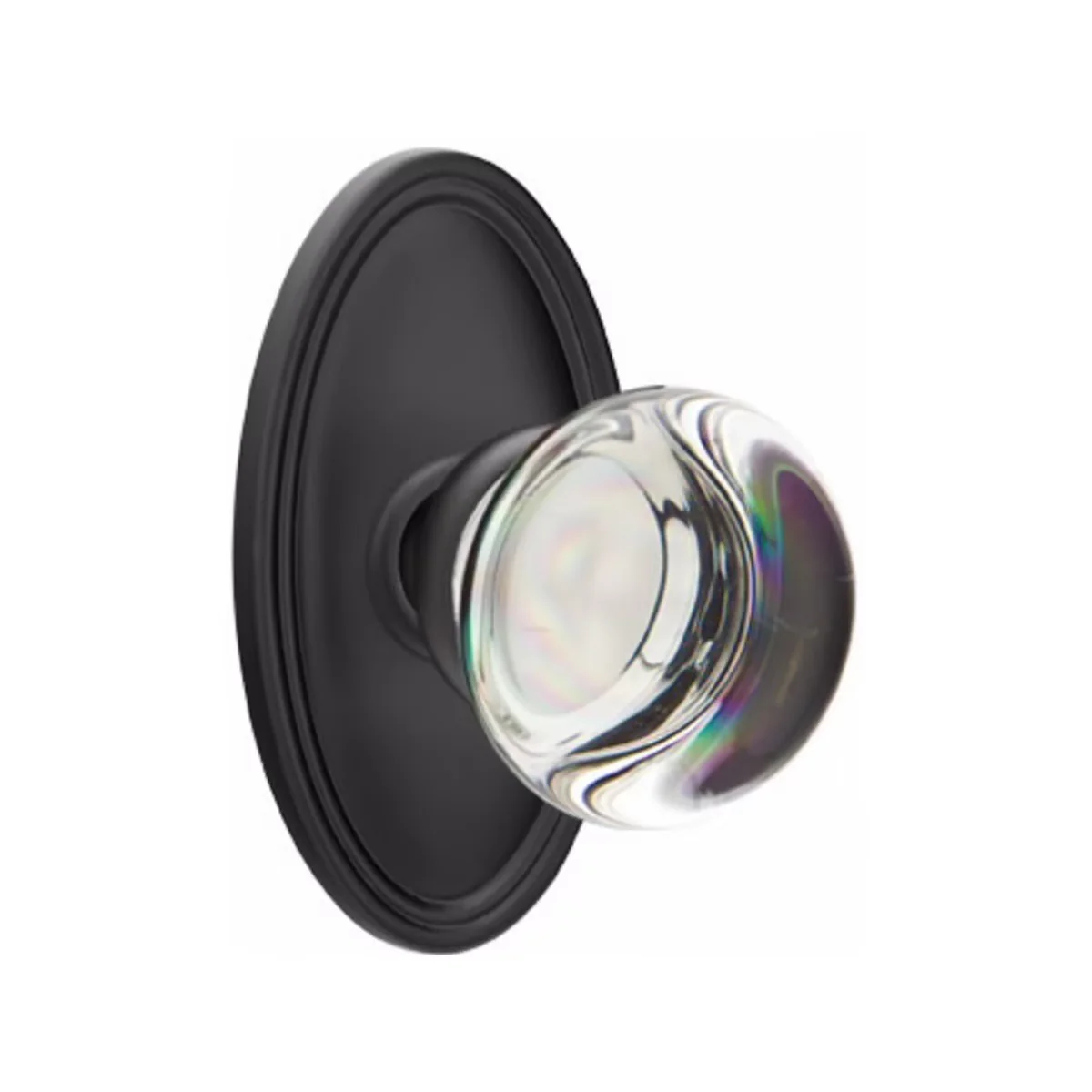 PROVIDENCE GLASS (PC) PASSAGE (HALL/CLOSET) KNOB WITH 2-3/8