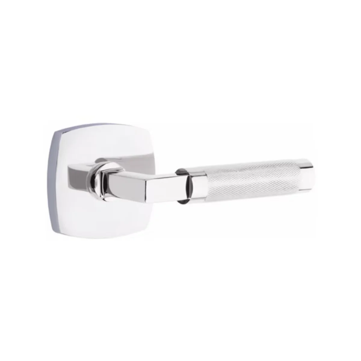 L-SQUARE KNURLED (LS.KN)) DUMMY (PAIR) LEVER - Omega Custom Fabrication LLC