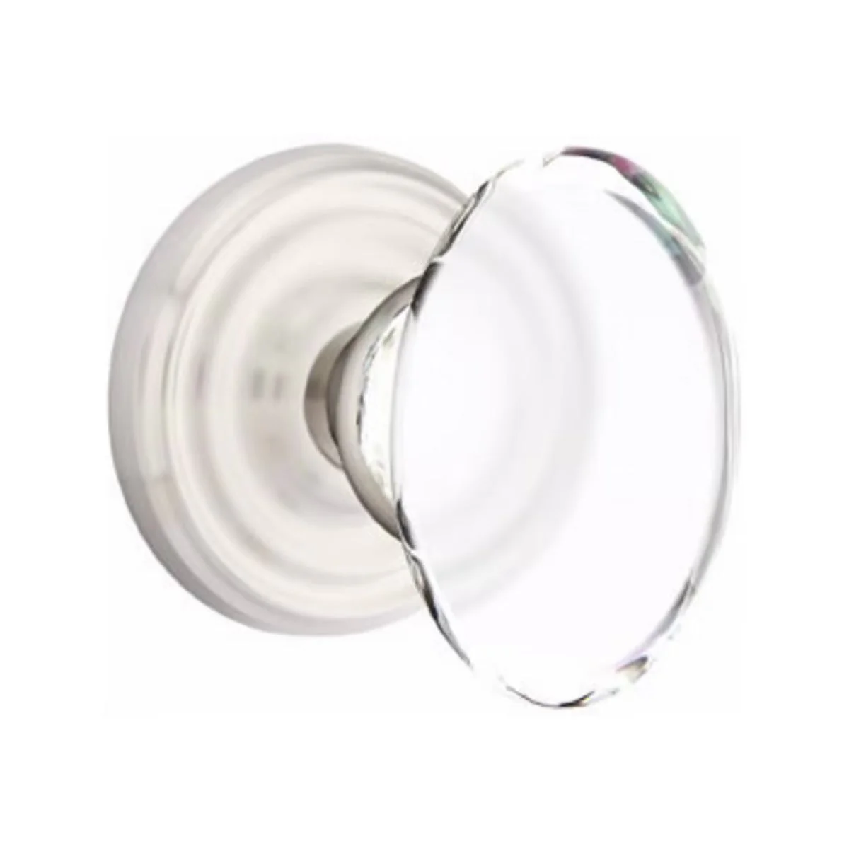 HAMPTON GLASS (HT) PASSAGE (HALL/CLOSET) KNOB WITH 2-3/8