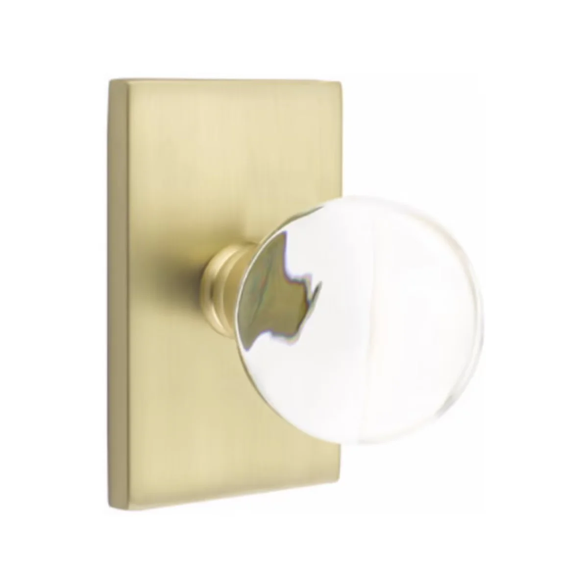 BRISTOL GLASS (BL) PASSAGE (HALL/CLOSET) KNOB WITH 2-3/8