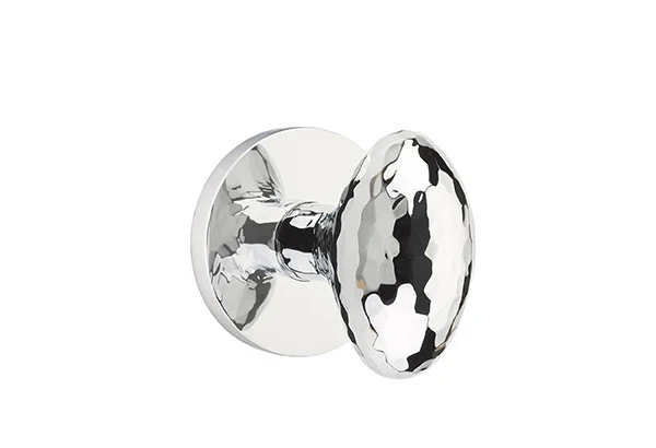 HAMMERED EGG (HE) PRIVACY (BED/BATH) KNOB WITH 2-3/8