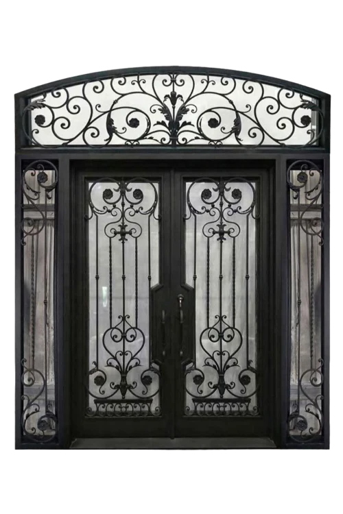 Grand Palais Double Iron Door (Doors Only) - Omega Custom Fabrication LLC