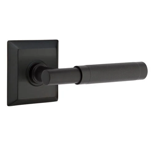 T-BAR KNURLED (TA.KN) PRIVACY (BED/BATH) LEVER WITH 2-3/8