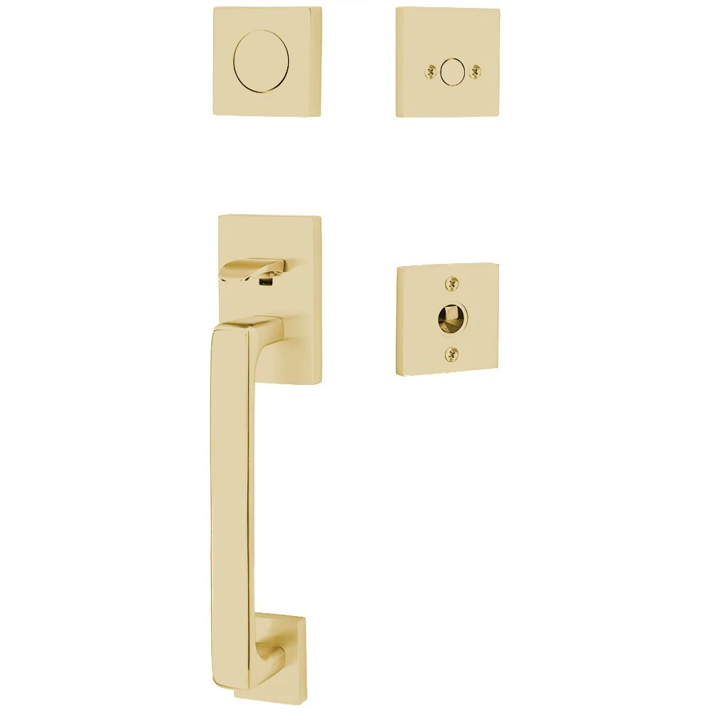 BADEN SATIN BRASS (US4) HANDLESET DUMMY [4810] W/ 2-3/8