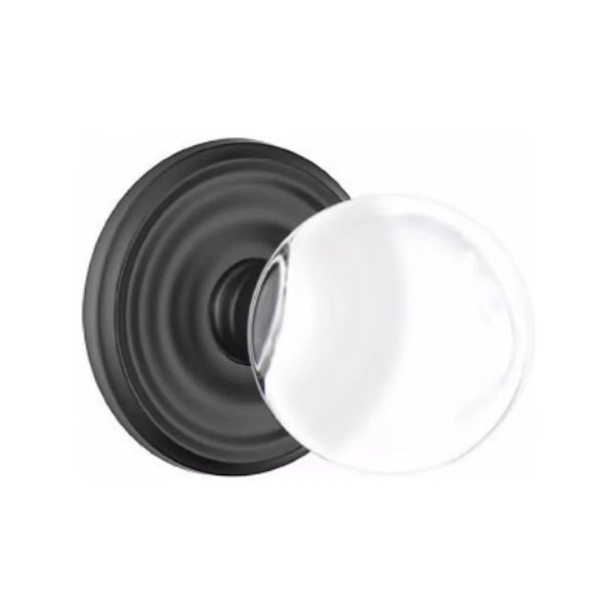 BRISTOL GLASS (BL) PRIVACY (BED/ BATH) KNOB WITH 2-3/8