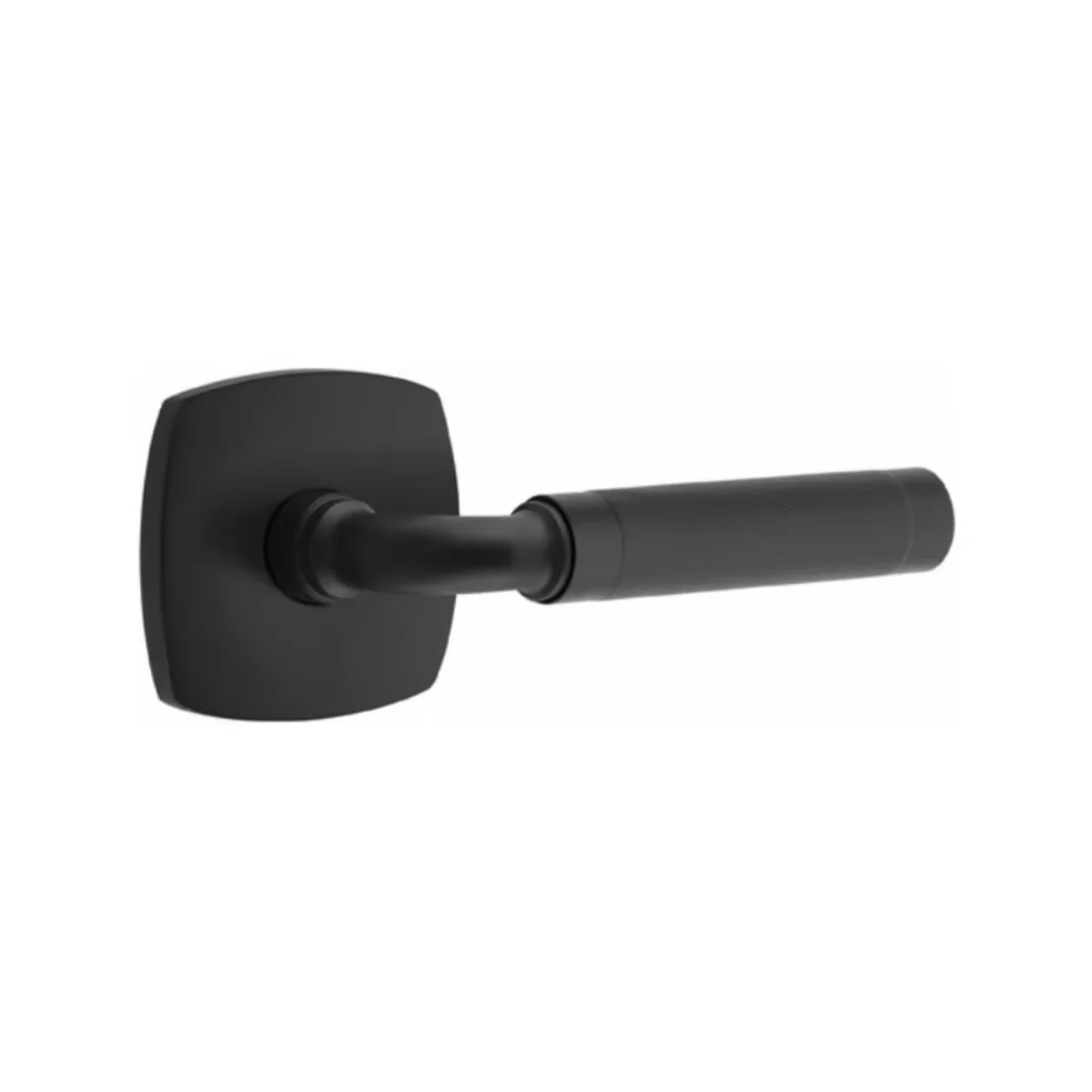 R-BAR KNURLED (RA.KN) PASSAGE (HALL/CLOSET) LEVER WITH 2-3/8