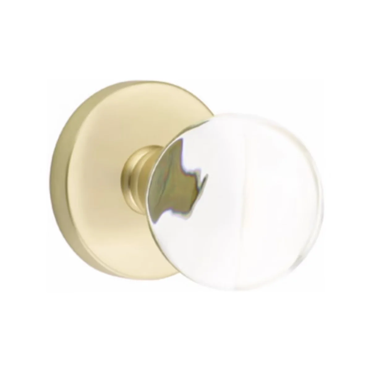 BRISTOL GLASS (BL) PASSAGE (HALL/CLOSET) KNOB WITH 2-3/8