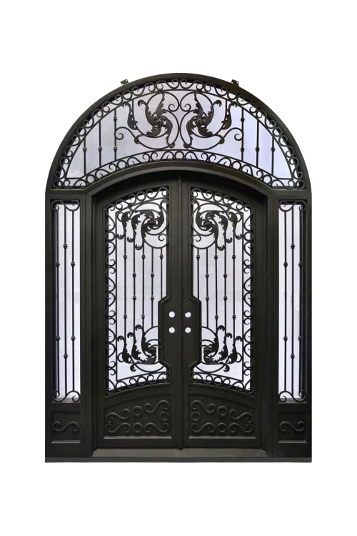 Raven Sky Iron Entryway - Omega Custom Fabrication LLC
