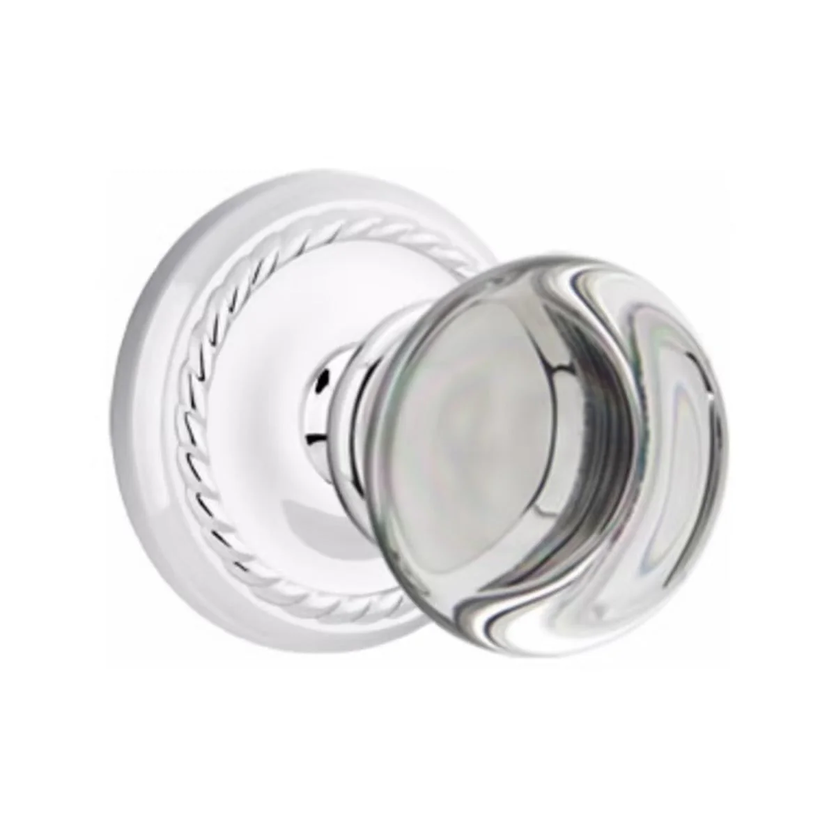 PROVIDENCE GLASS (PC) PRIVACY (BED/BATH) KNOB WITH 2-3/8