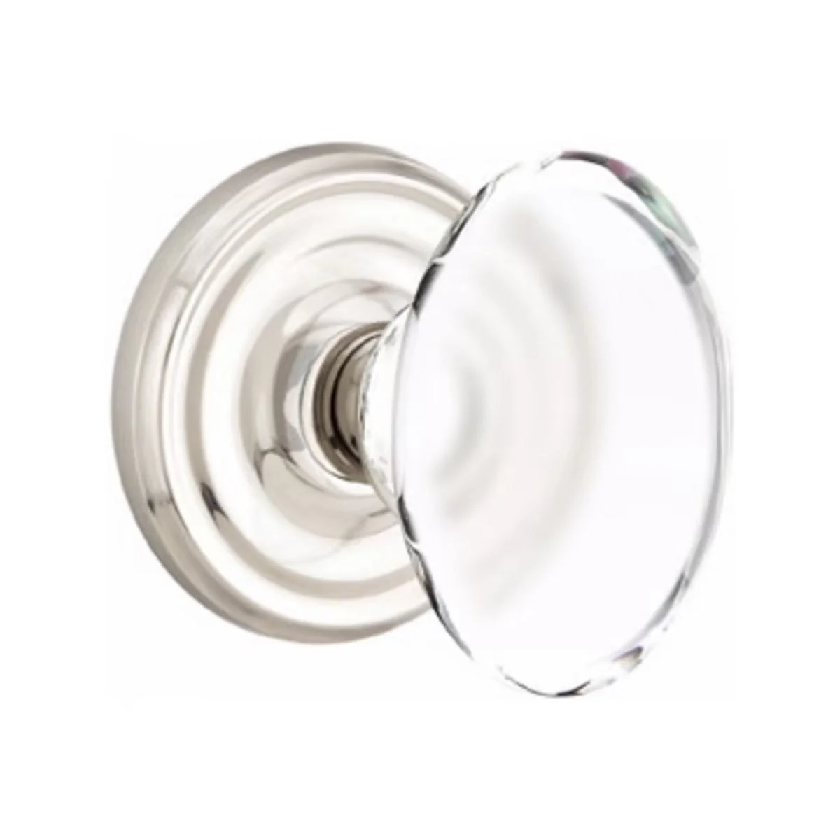 HAMPTON GLASS (HT) PRIVACY (BED/BATH) KNOB WITH 2-3/8