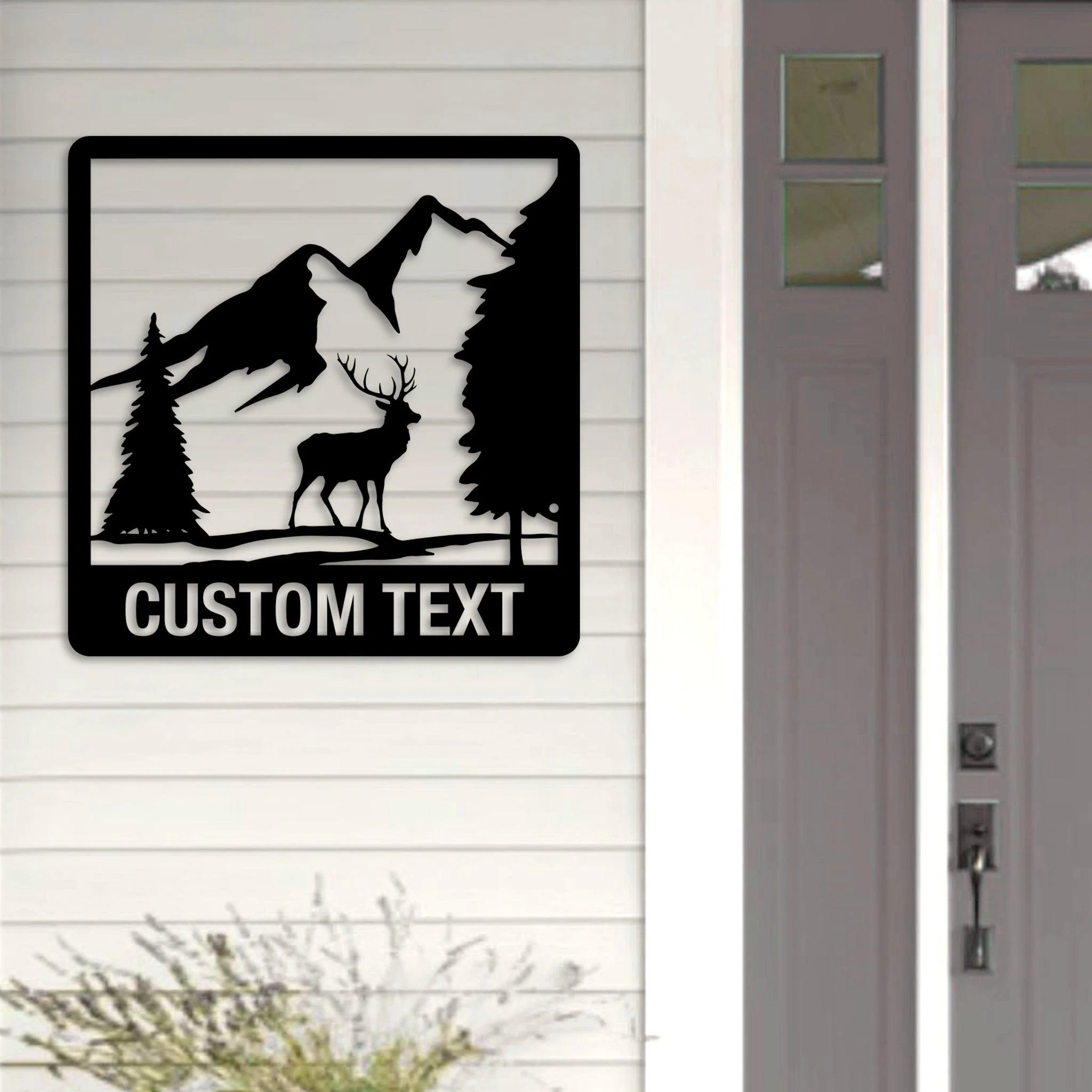 Custom Outdoors Mountain Scene Metal Wall Art - Omega Custom Fabrication LLC