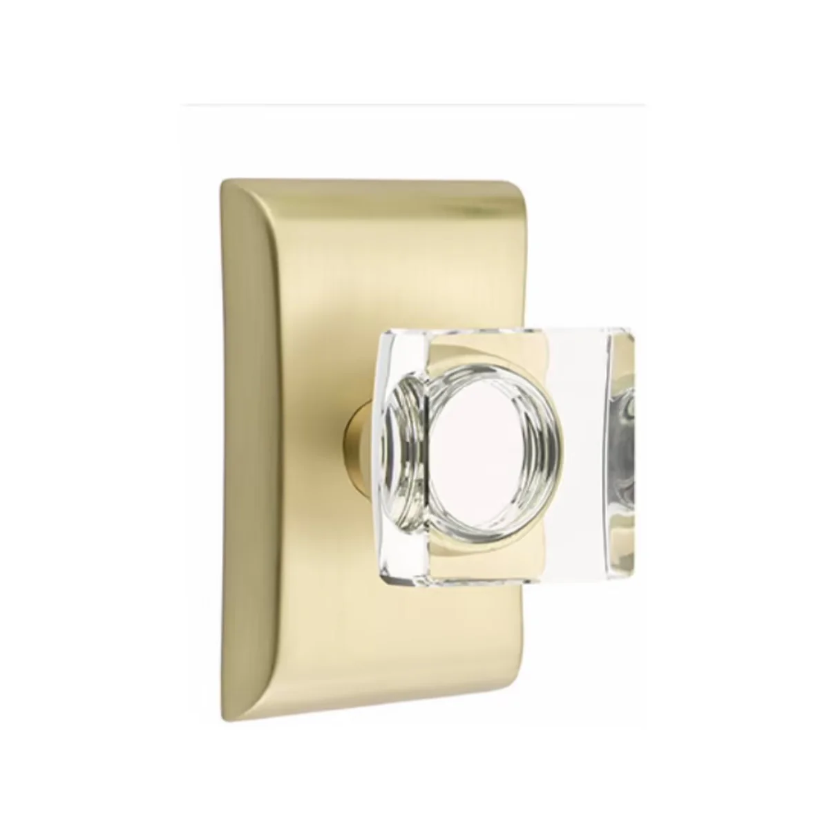MODERN SQUARE GLASS (MSC) DUMMY (PAIR) KNOB - Omega Custom Fabrication LLC