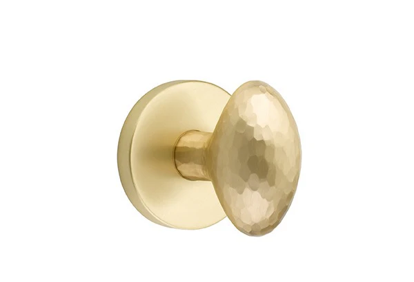 HAMMERED EGG (HE) PASSAGE (HALL/CLOSET) KNOB WITH 2-3/8