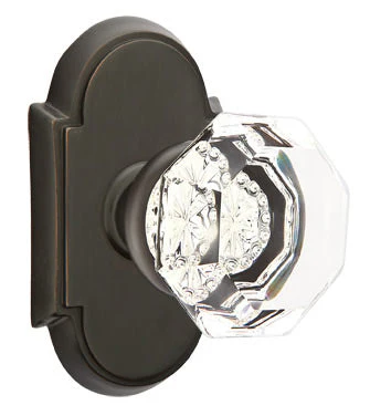 OLD TOWN GLASS (OT) PRIVACY (BED/BATH) KNOB WITH 2-3/8