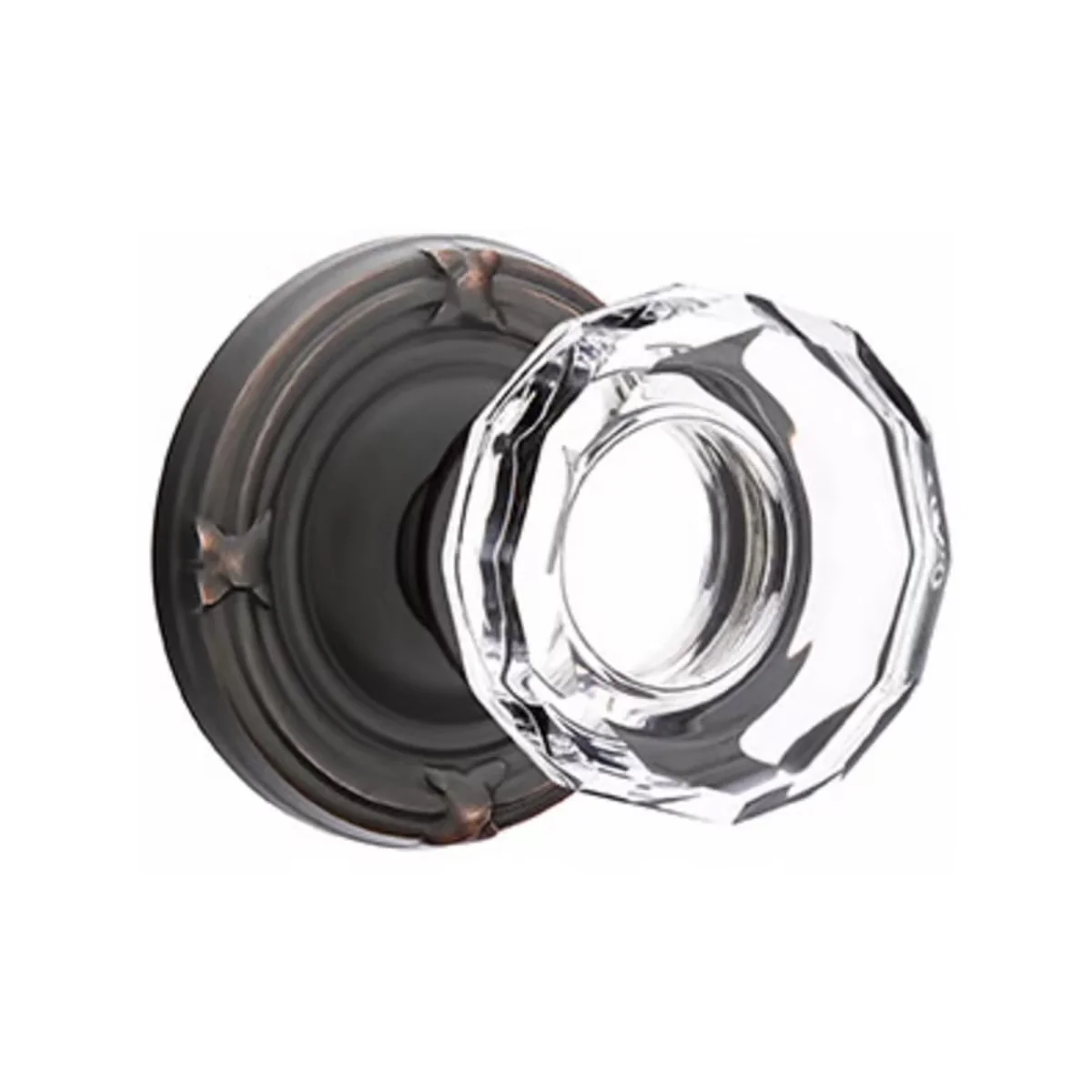 LOWELL GLASS (LW) DUMMY (PAIR) KNOB - Omega Custom Fabrication LLC