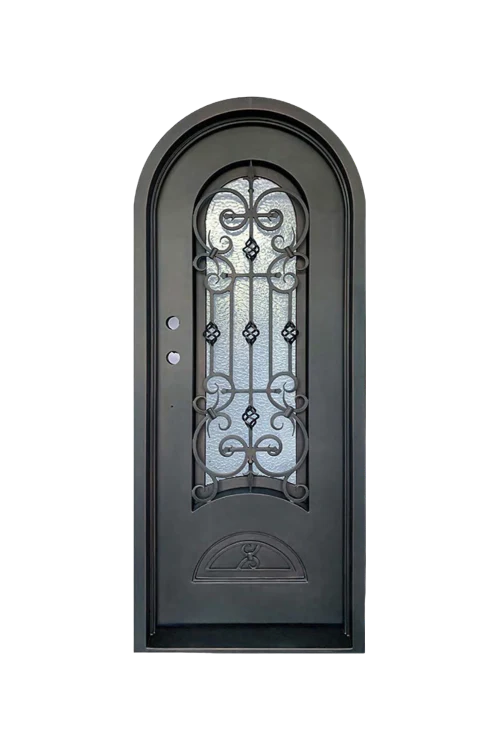 Oxford Estate Single Iron Door - Omega Custom Fabrication LLC