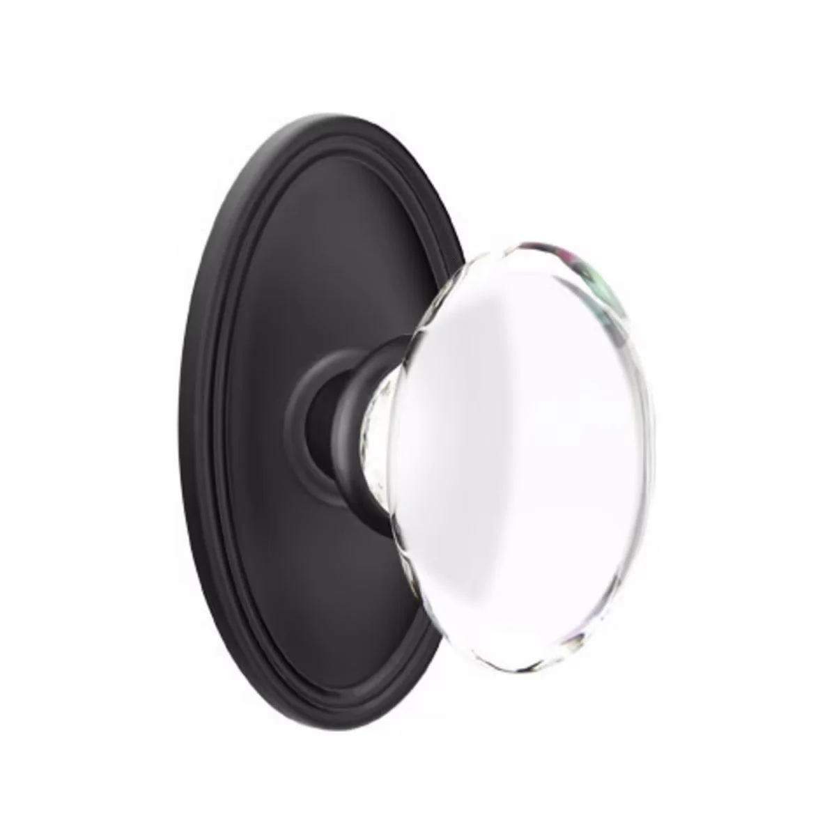 HAMPTON GLASS (HT) PRIVACY (BED/BATH) KNOB WITH 2-3/8