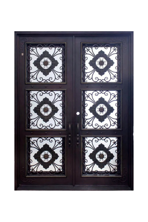 Victorian Garden Iron Door - Omega Custom Fabrication LLC