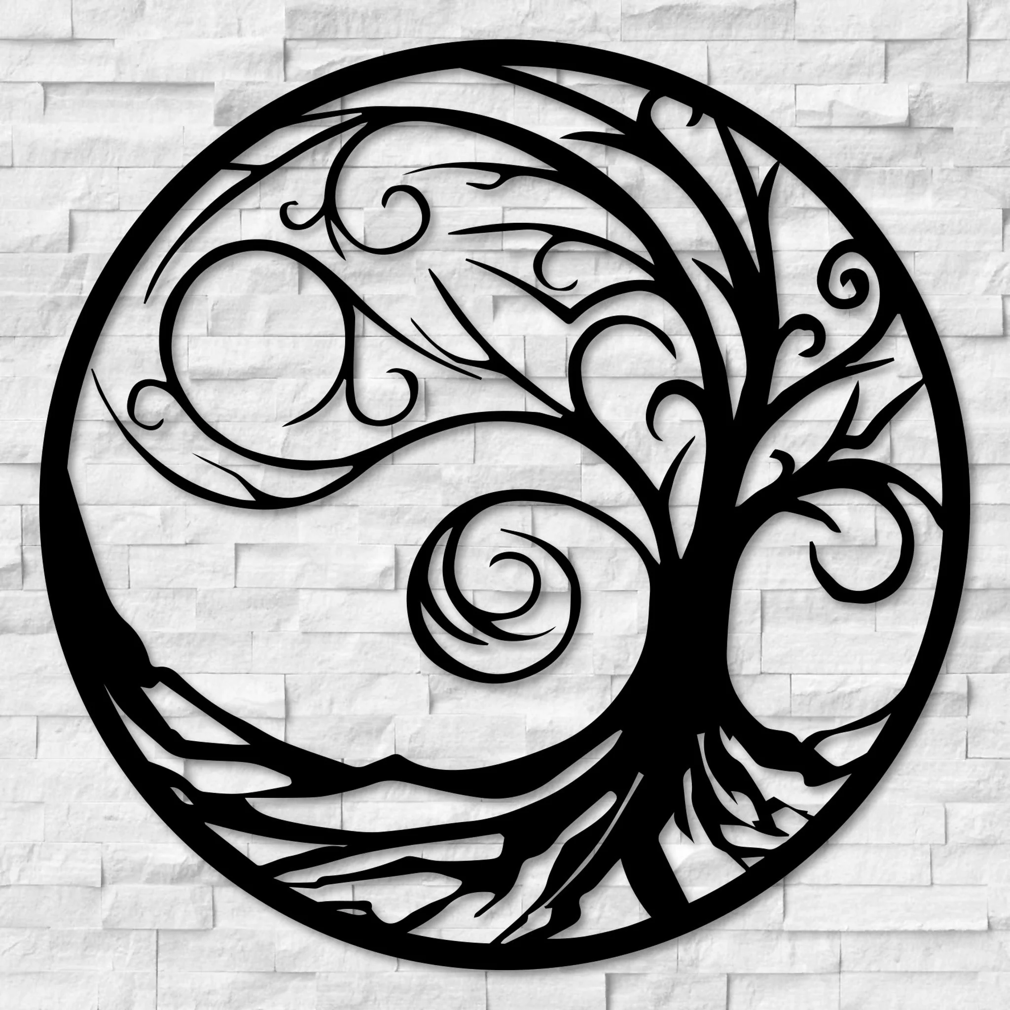 Decorative Tree Metal Wall Decor - Omega Custom Fabrication LLC