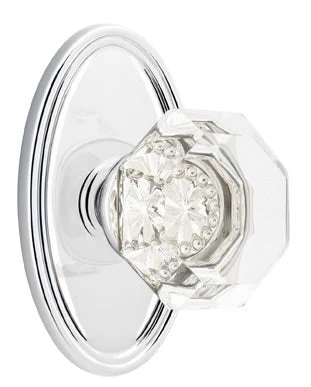 OLD TOWN GLASS (OT) PRIVACY (BED/BATH) KNOB WITH 2-3/8