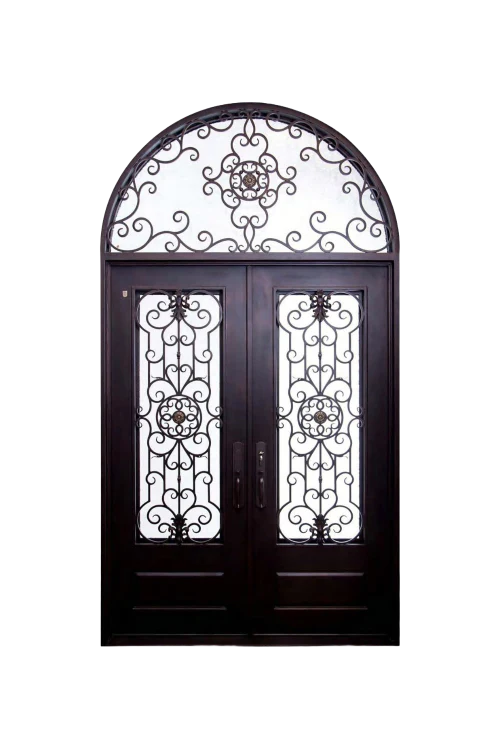 Art Nouveau Iron Door (Doors Only) - Omega Custom Fabrication LLC