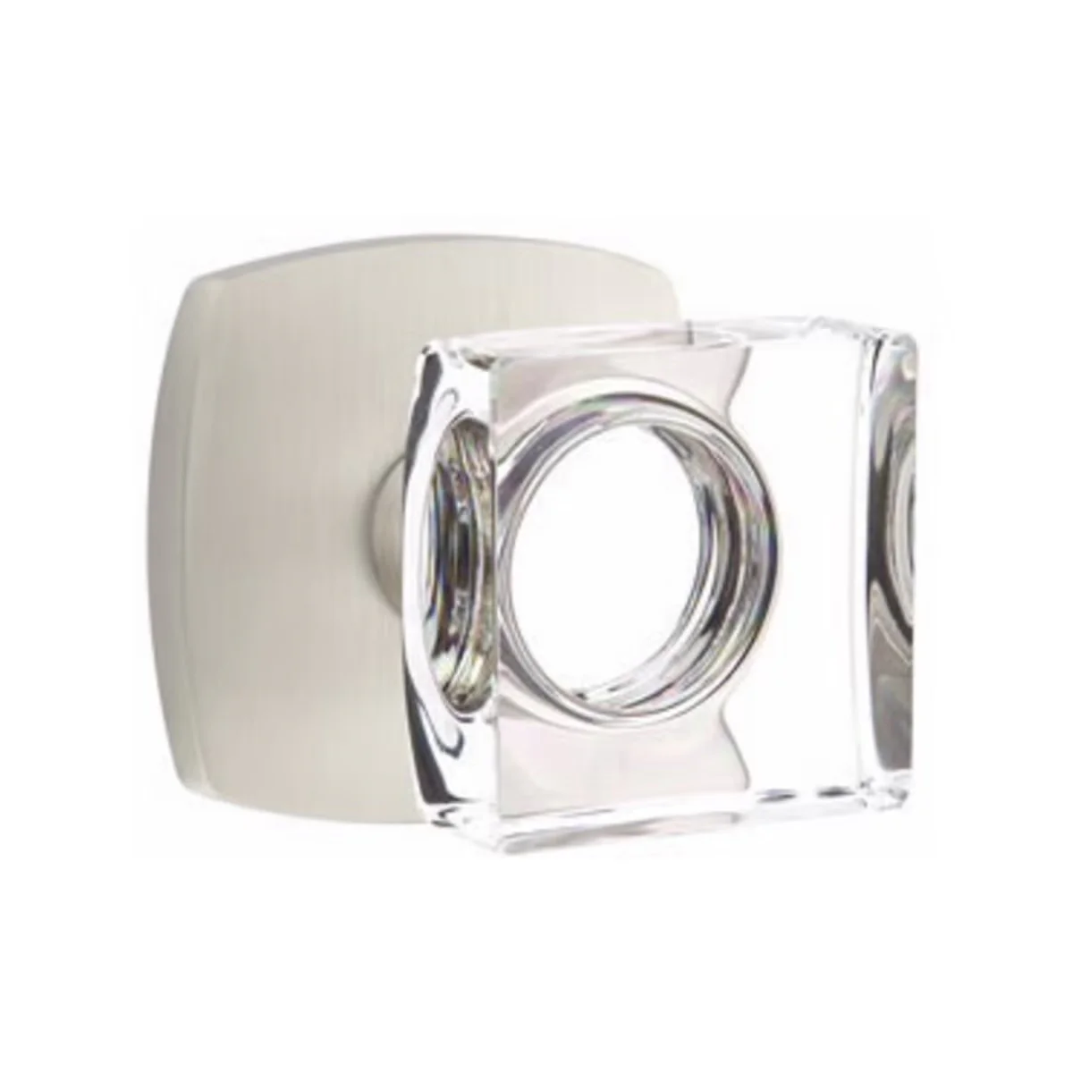 MODERN SQUARE GLASS (MSC) DUMMY (PAIR) KNOB - Omega Custom Fabrication LLC