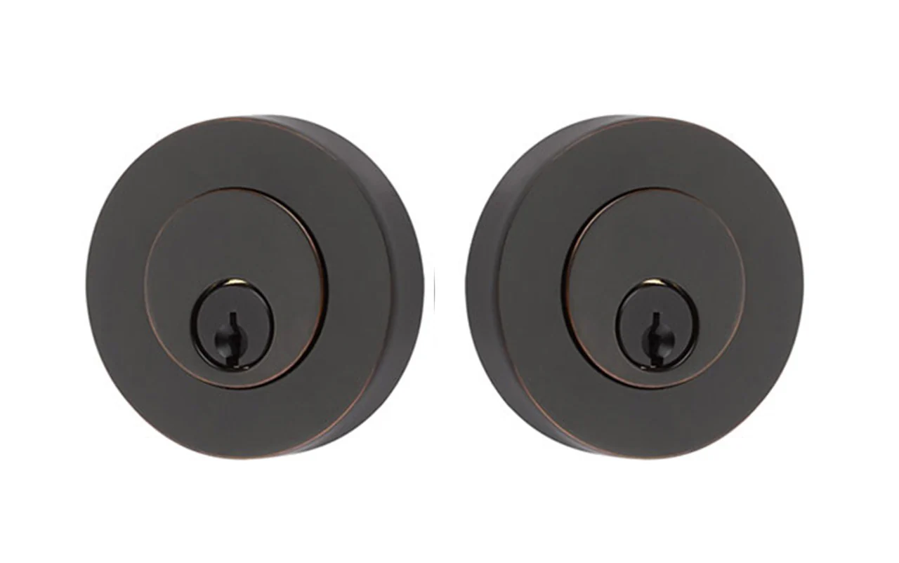 MODERN DISC DEADBOLT WITH 2-3/8