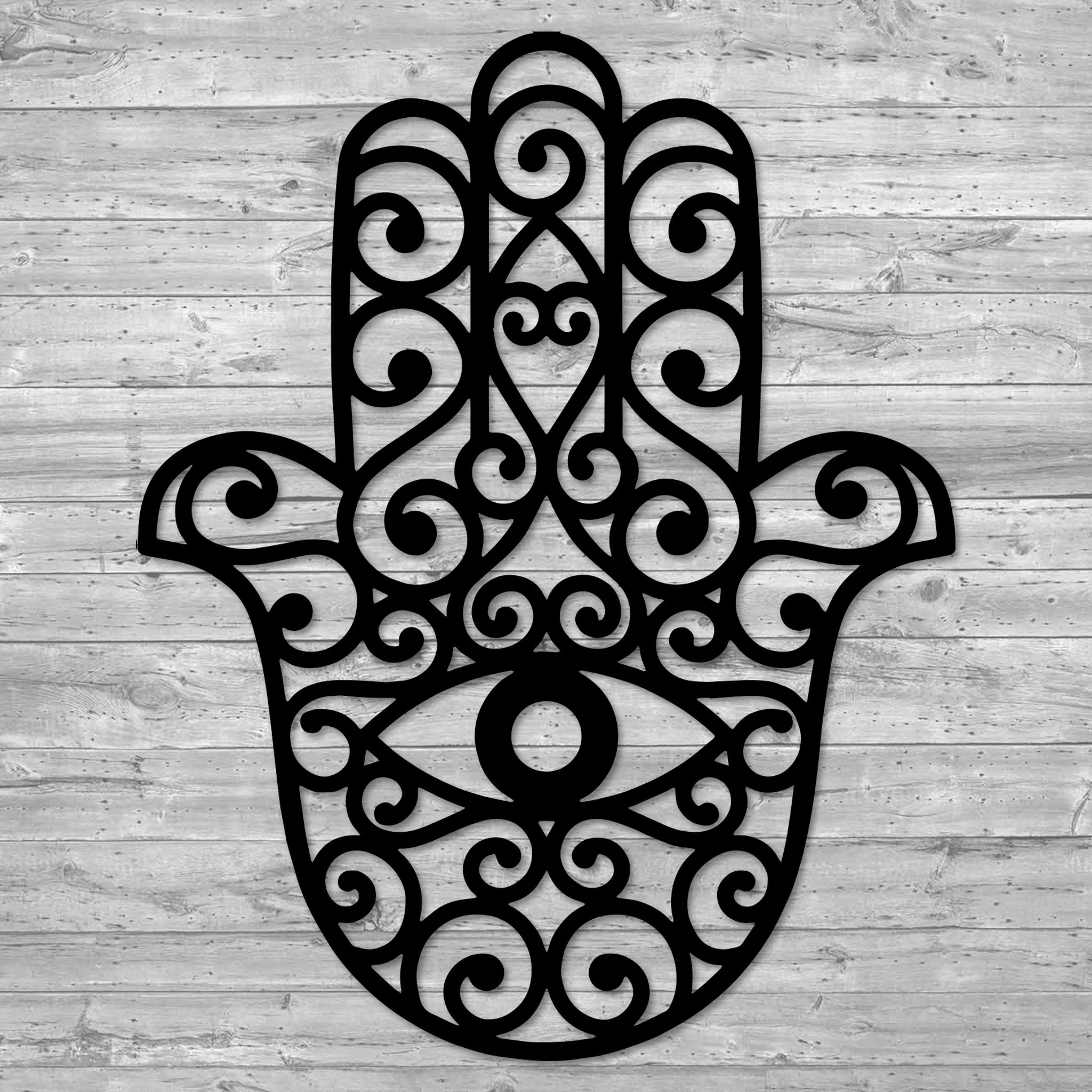 Hamsa Wall Art - Omega Custom Fabrication LLC