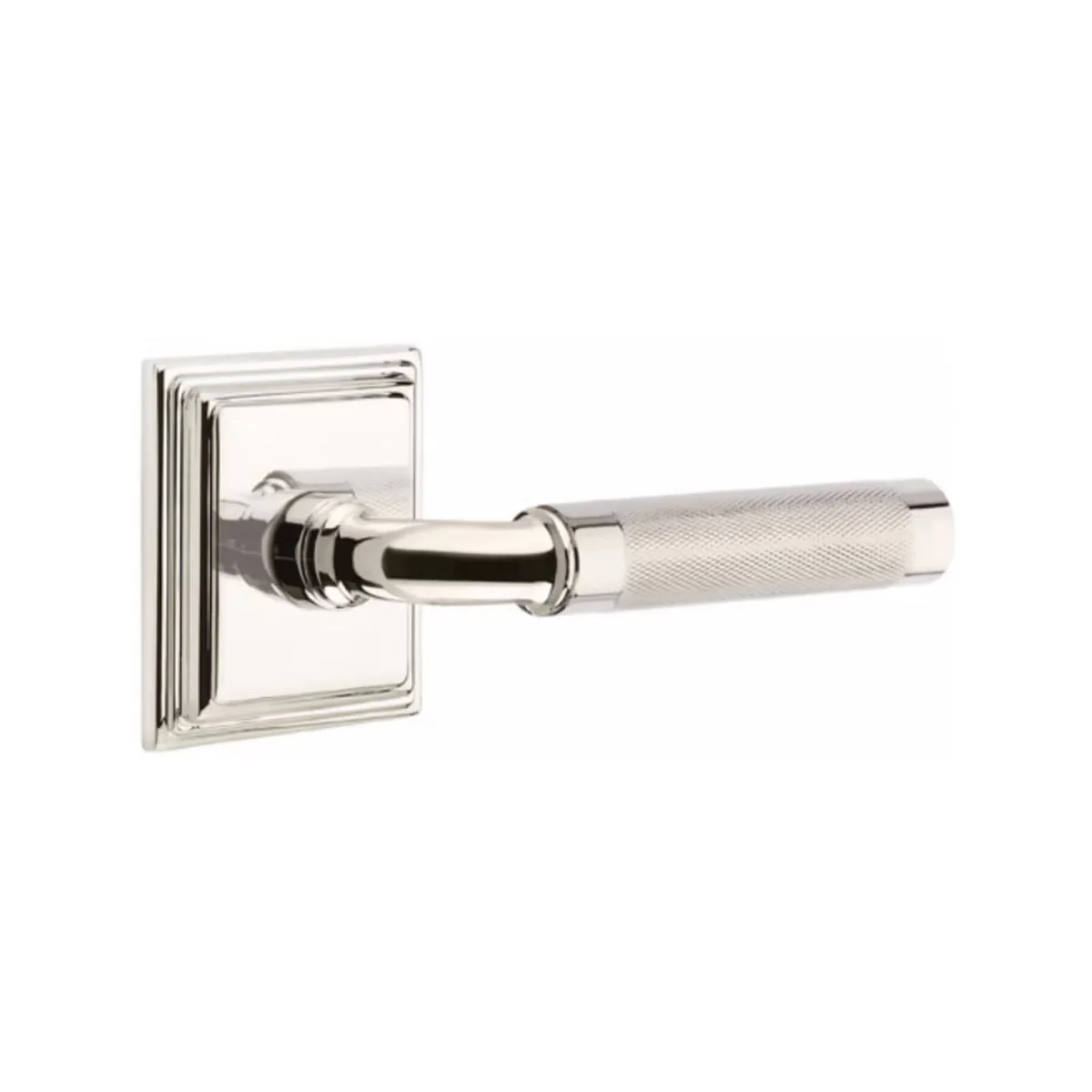 R-BAR KNURLED (RA.KN) PRIVACY (BED/BATH) LEVER WITH 2-3/8