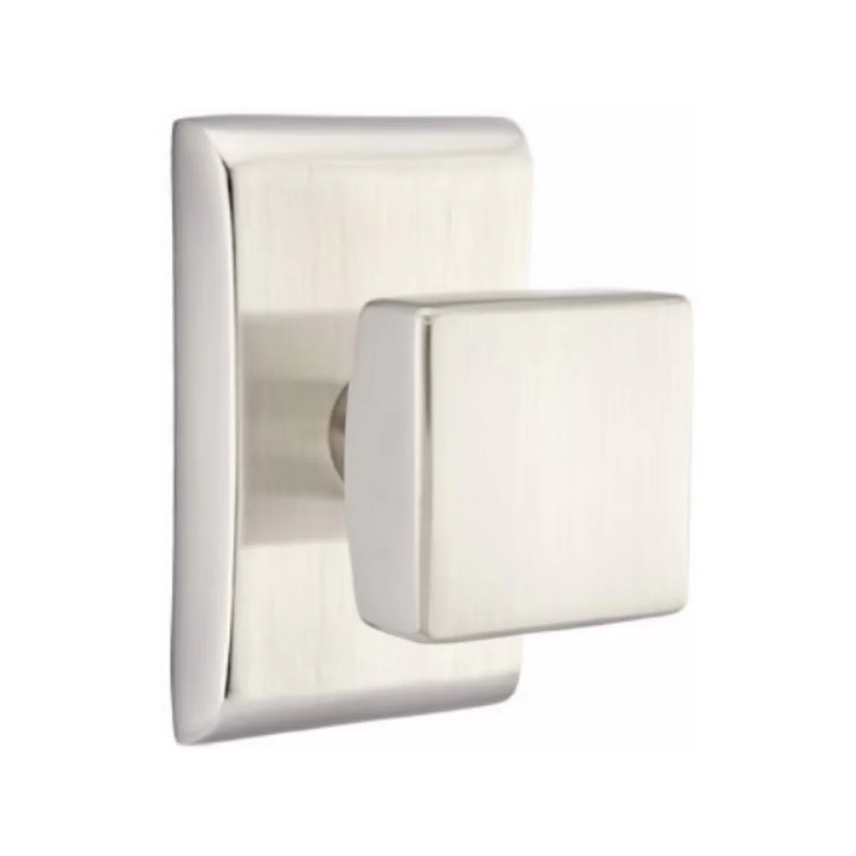 SQUARE (SQU) PRIVACY (BED/BATH) KNOB WITH 2-3/8