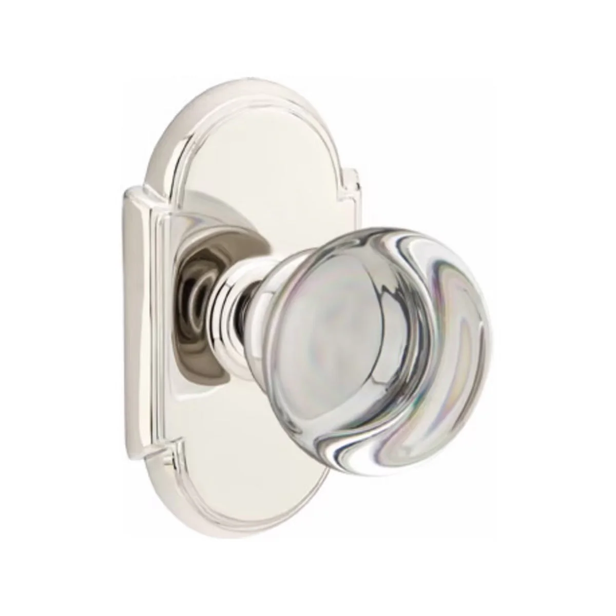 PROVIDENCE GLASS (PC) PRIVACY (BED/BATH) KNOB WITH 2-3/8