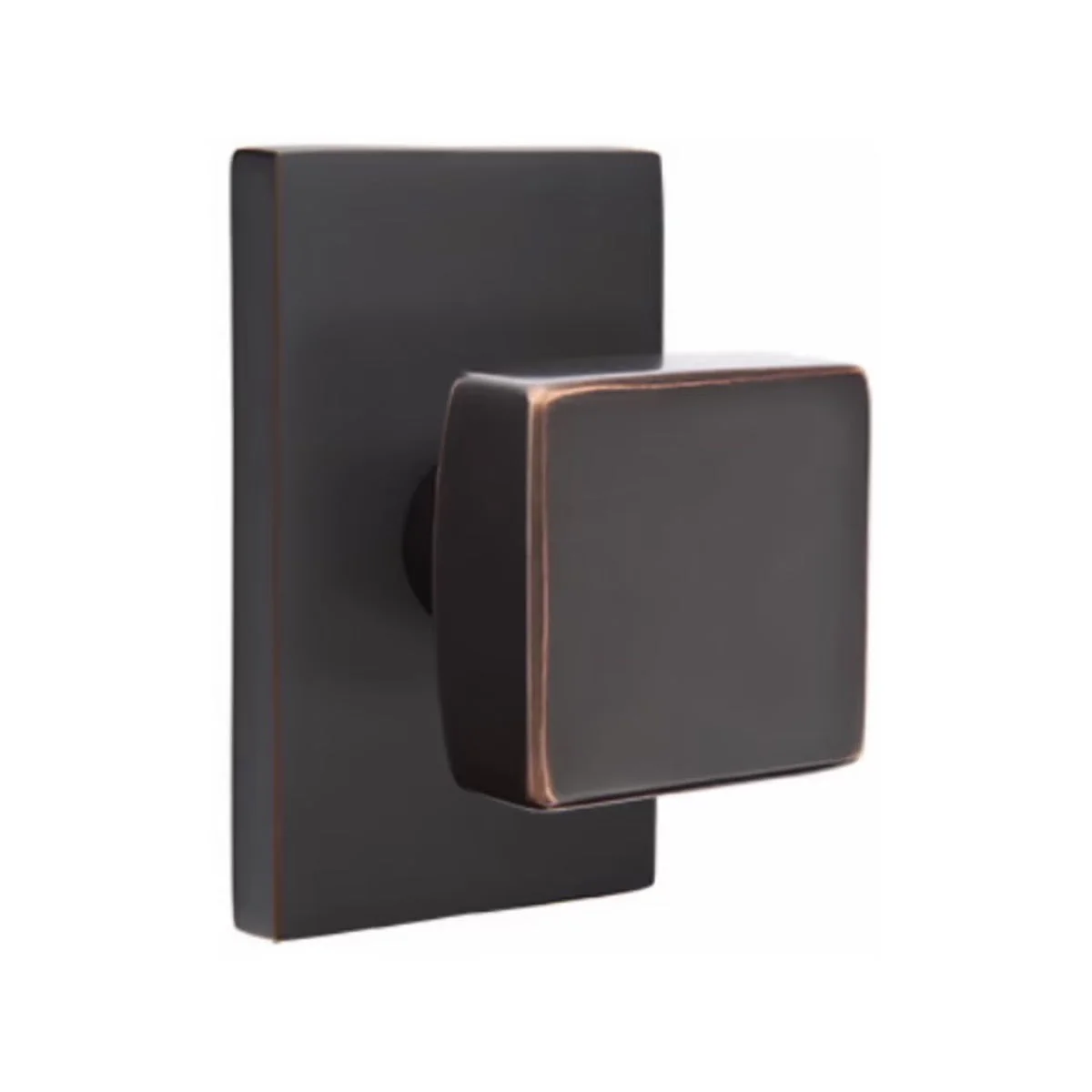 SQUARE (SQU) PRIVACY (BED/BATH) KNOB WITH 2-3/8