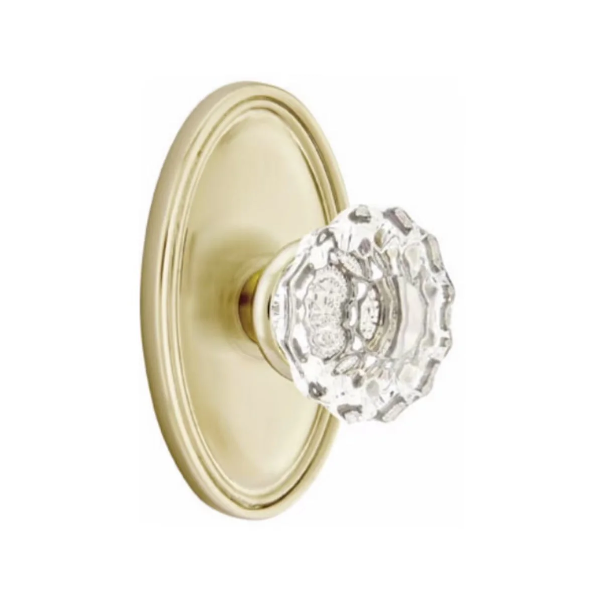ASTORIA GLASS (AS) PRIVACY (BED/BATH) KNOB WITH 2-3/8