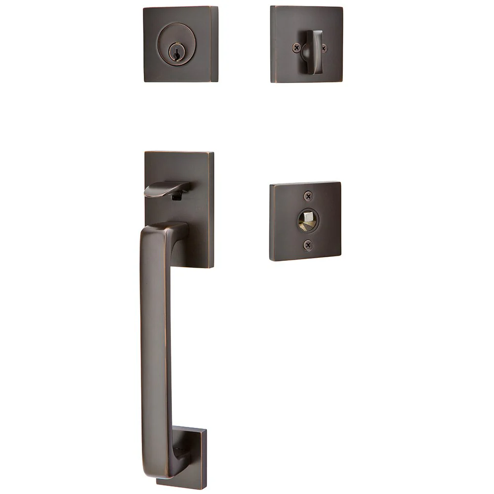 BADEN OIL RUBBED BRONZE (US10B) HANDLESET SINGLE-CYLINDER [4820] W/ 2-3/8