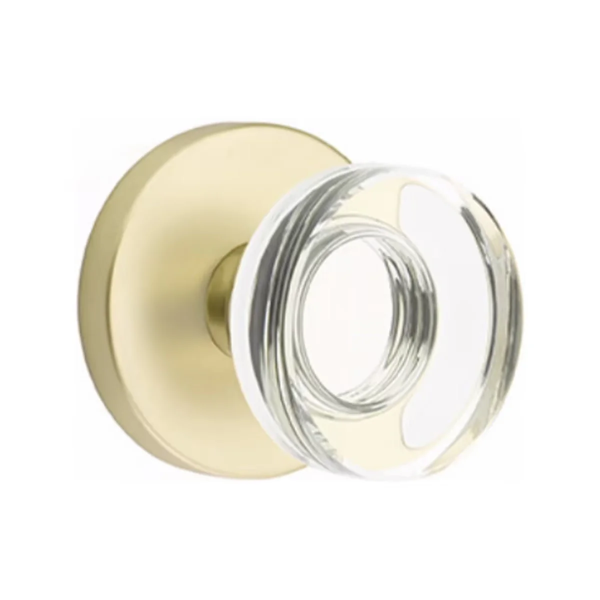 MODERN DISC GLASS (MDC) DUMMY (PAIR) KNOB - Omega Custom Fabrication LLC