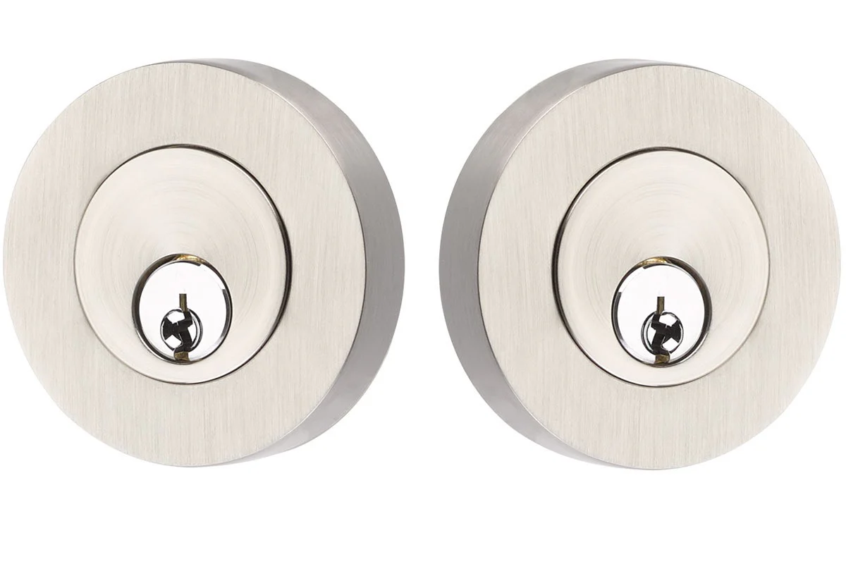 MODERN DISC DEADBOLT WITH 2-3/8