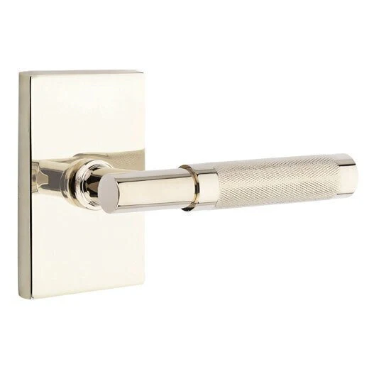T-BAR KNURLED (TA.KN) PRIVACY (BED/BATH) LEVER WITH 2-3/8