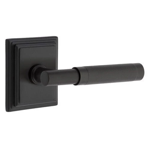 T-BAR KNURLED (TA.KN) PRIVACY (BED/BATH) LEVER WITH 2-3/8